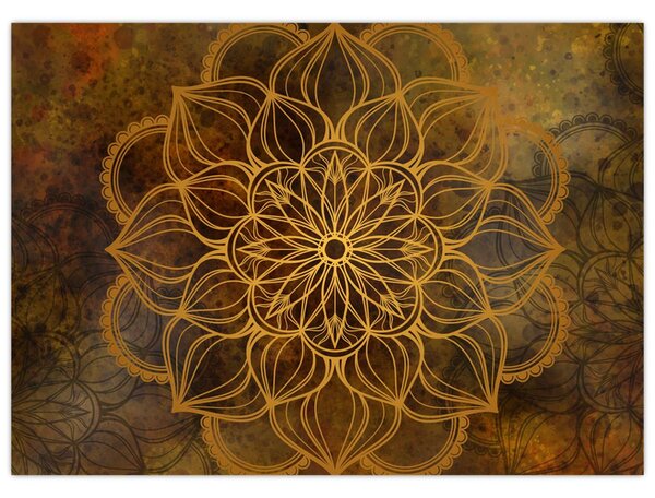 Kép - Az öröm mandala (70x50 cm)
