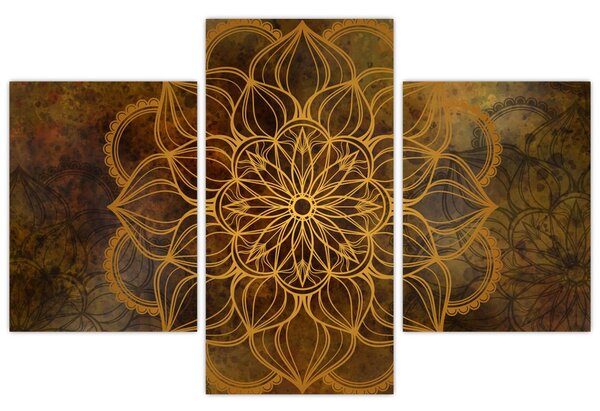 Kép - Az öröm mandala (90x60 cm)