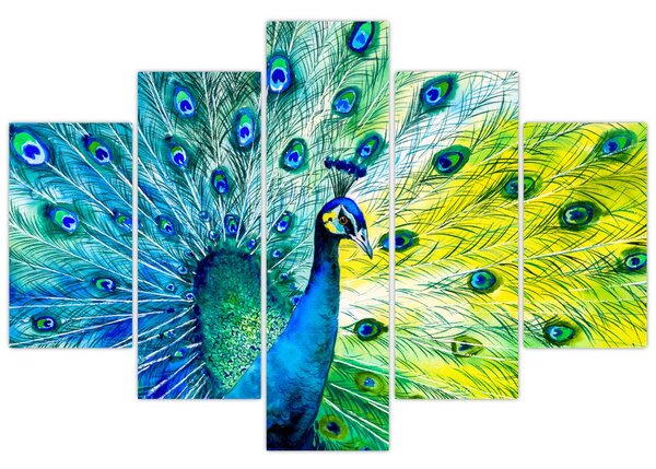 Páva képe (150x105 cm)