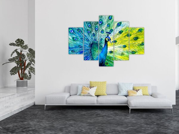 Páva képe (150x105 cm)