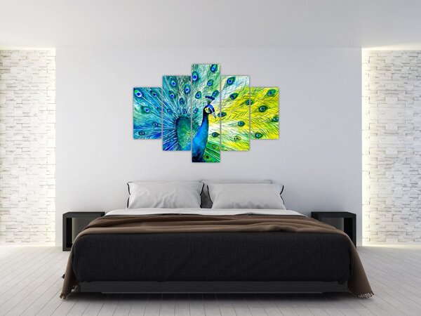 Páva képe (150x105 cm)
