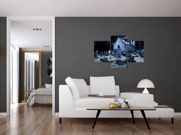 Kép - sötét éjszaka (90x60 cm)