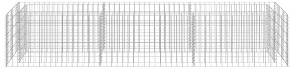 Horganyzott acél gabion magaságyás 270 x 50 x 50 cm