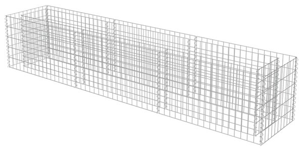 Horganyzott acél gabion magaságyás 270 x 50 x 50 cm