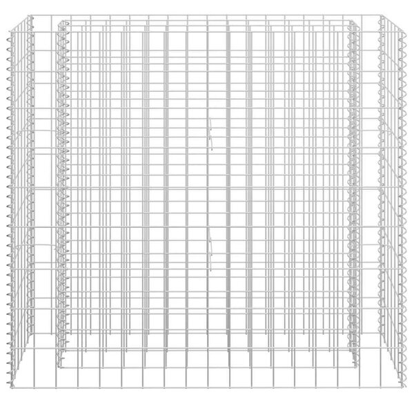 Horganyzott acél gabion magaságyás 90 x 30 x 90 cm