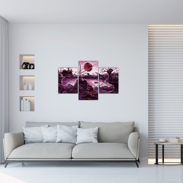 Kép - Elvarázsolt falu (90x60 cm)