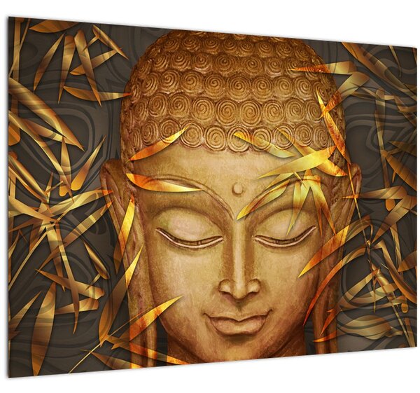 Kép - arany Buddha (70x50 cm)