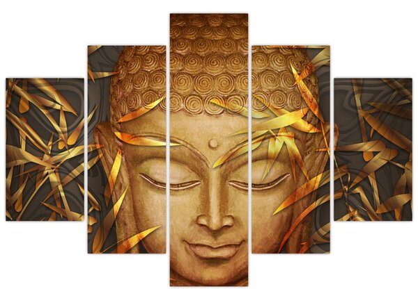 Kép - arany Buddha (150x105 cm)