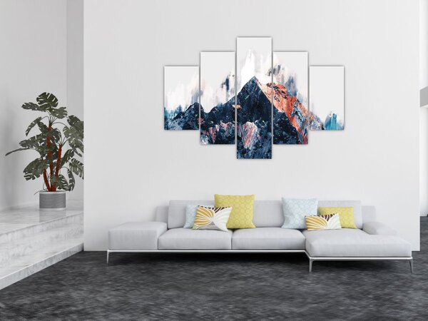 Kép - Absztrakt hegy (150x105 cm)