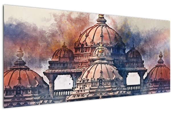 Kép - Akshardham, New Delhi, India (120x50 cm)