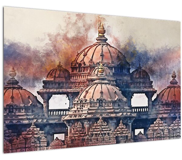 Kép - Akshardham, New Delhi, India (90x60 cm)