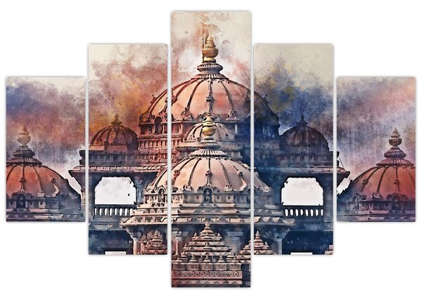 Kép - Akshardham, New Delhi, India (150x105 cm)