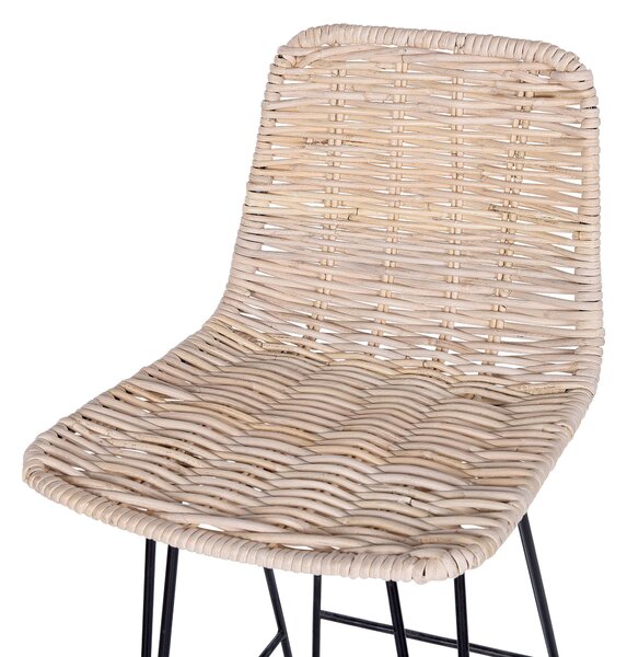 Bárszék kétdarabos szettben CASSITA Rattan Természetes