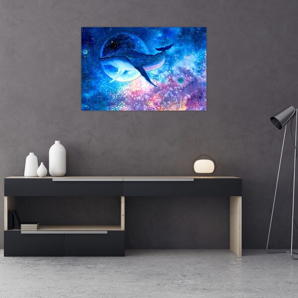 Kép - Űrbálna (90x60 cm)