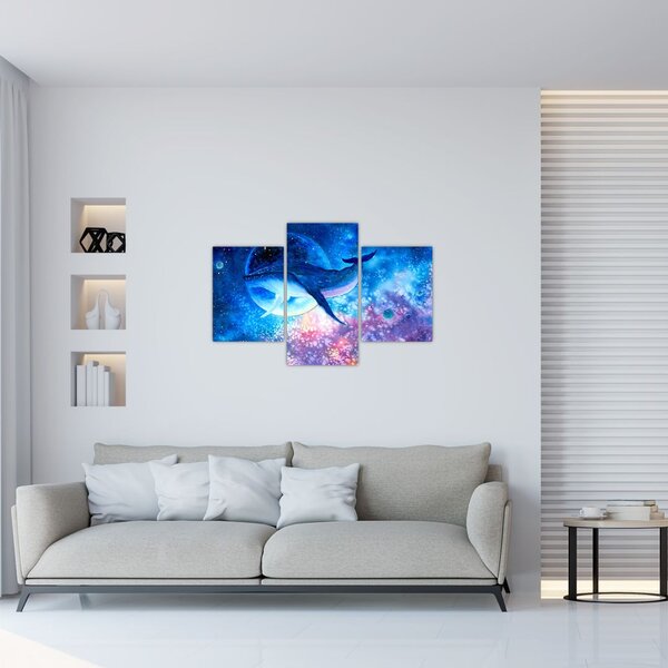 Kép - Űrbálna (90x60 cm)