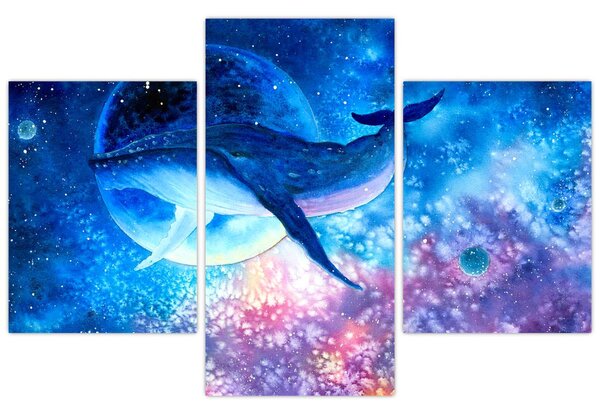 Kép - Űrbálna (90x60 cm)