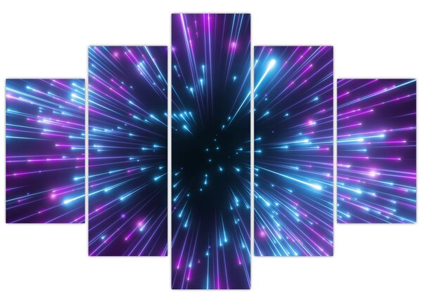 Kép - Neon tér (150x105 cm)