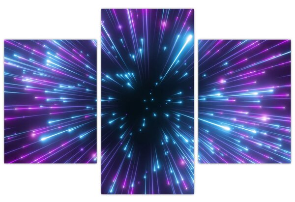 Kép - Neon tér (90x60 cm)