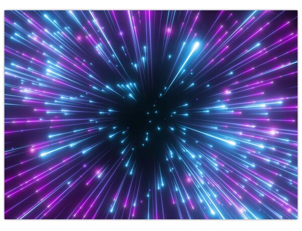 Kép - Neon tér (70x50 cm)