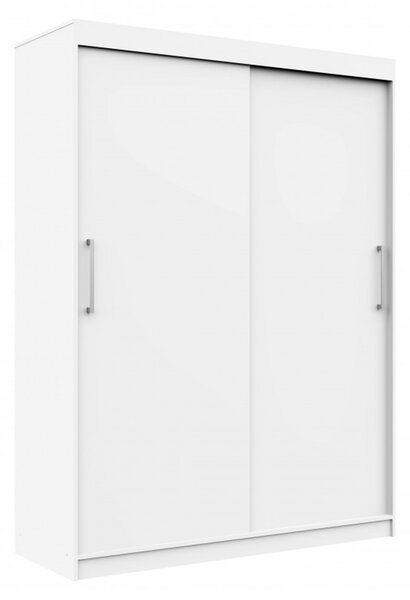 CLP MONO 150 cm-es tolóajtós ruhásszekrény, fehér