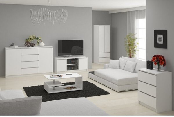 RTV K120 fehér TV-állvány