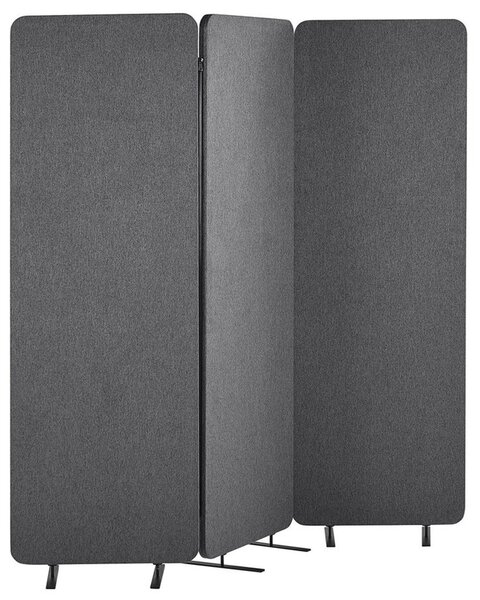 Irodai térelválasztó STANDI 184 x 184 cm Szürke