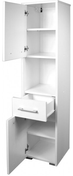 FIN 2D 1SZ 1W fürdőszobai szekrény, wenge színben