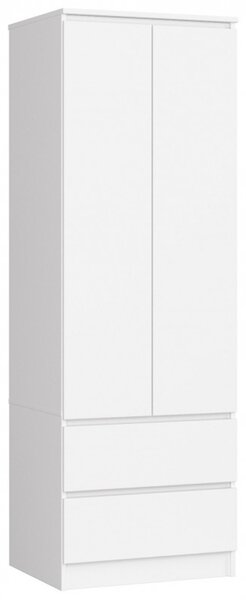 STAR S60 2D2SZ ruhásszekrény, fehér színben