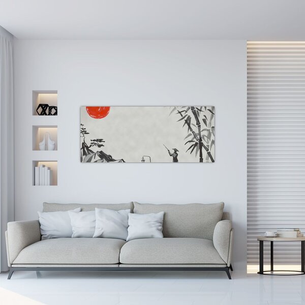 Kép - Fuji-hegy (120x50 cm)