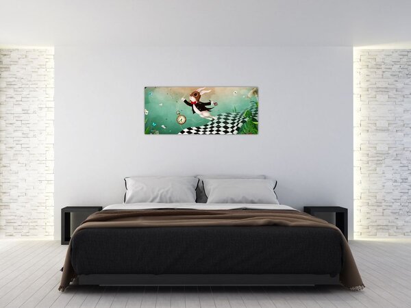 Kép - fantázia nyuszi (120x50 cm)