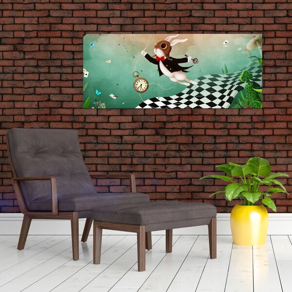 Kép - fantázia nyuszi (120x50 cm)