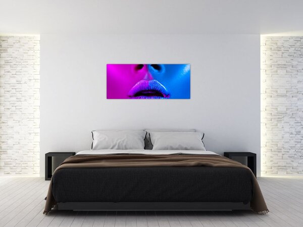Színes tollak képe (120x50 cm)