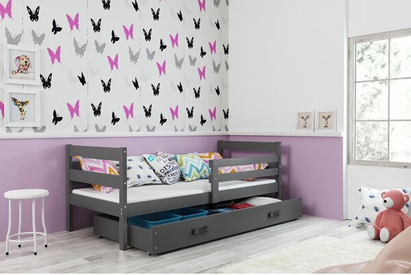 ERYK gyerekágy 200x90 cm Szürke Szürke