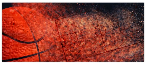Kép - Kosárlabda labda (120x50 cm)