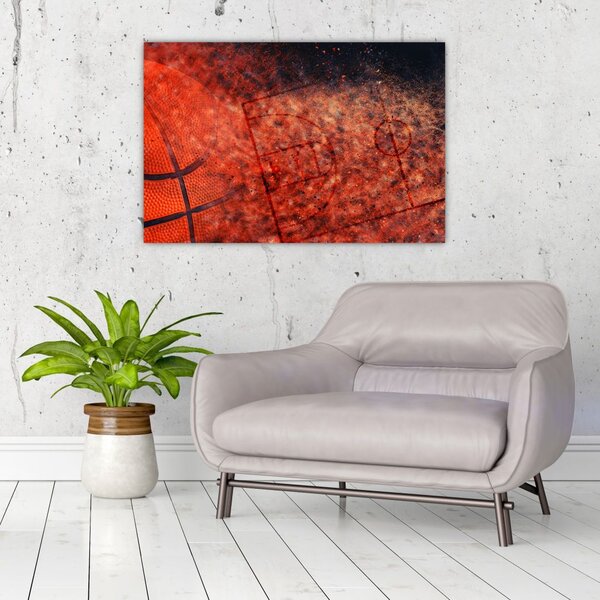 Kép - Kosárlabda labda (90x60 cm)