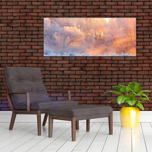 Kép - fagyos hajnal (120x50 cm)
