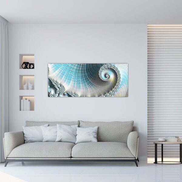 Egy texturált spirál képe (120x50 cm)