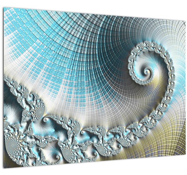 Egy texturált spirál képe (70x50 cm)
