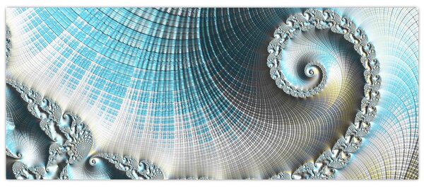 Egy texturált spirál képe (120x50 cm)