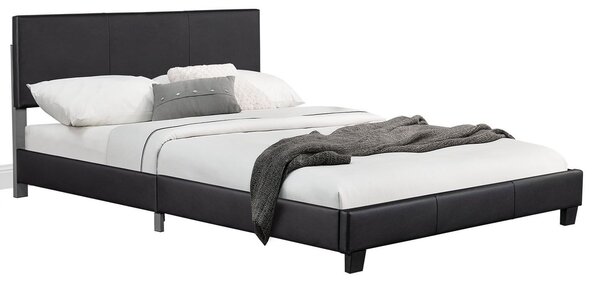 Kárpitozott ágy ,,Barcelona" 160 x 200 cm - fekete