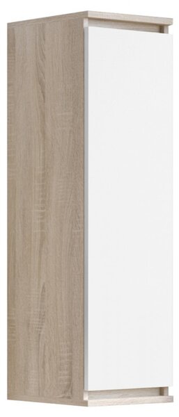 CLP W 30 cm Sonoma/fehér vitrin