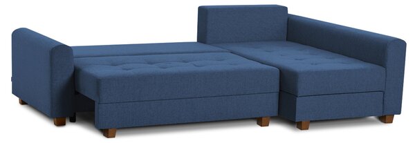 REVO Kinyitható sarokkanapé Szürke
