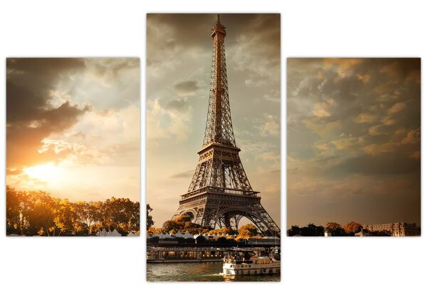 Kép - Eiffel-torony, Párizs, Franciaország (90x60 cm)
