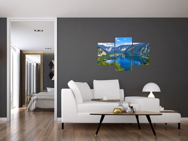 Kép - Hallstatt tó, Hallstatt, Austria (90x60 cm)