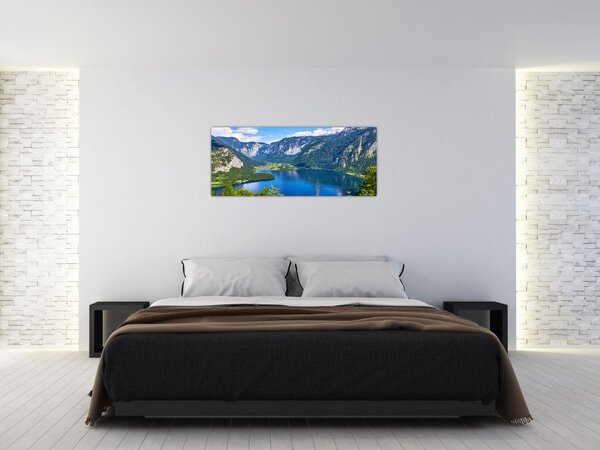 Kép - Hallstatt tó, Hallstatt, Austria (120x50 cm)