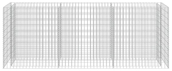 Horganyzott acél gabion magaságyás 270 x 50 x 100 cm