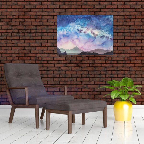 Kép - Milky Way, akvarell (70x50 cm)