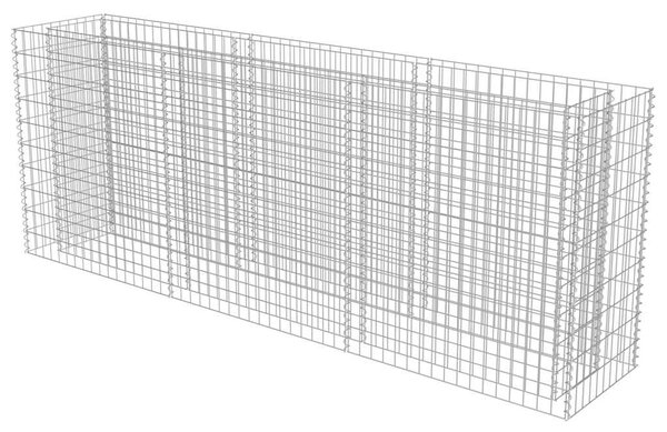 Horganyzott acél gabion magaságyás 270 x 50 x 100 cm