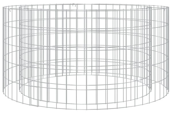 Horganyzott vas gabion tűzrakó Ø 100 cm