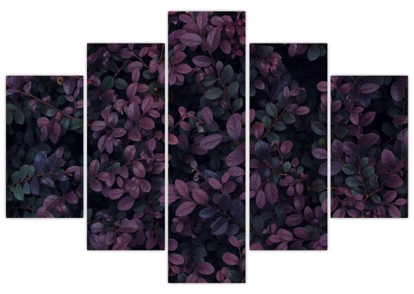 Sötétvörös levelek képe (150x105 cm)
